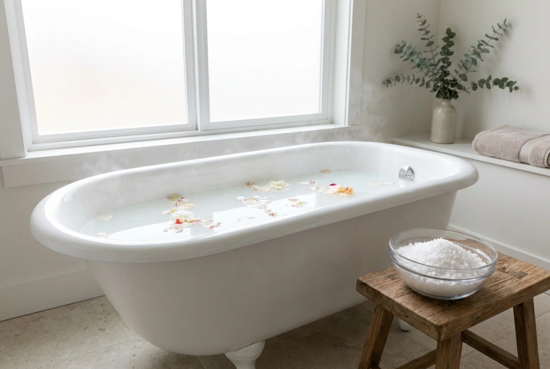 Magnesiumbad: Sådan forbereder du et afslappende bad med magnesiumsalt derhjemme
