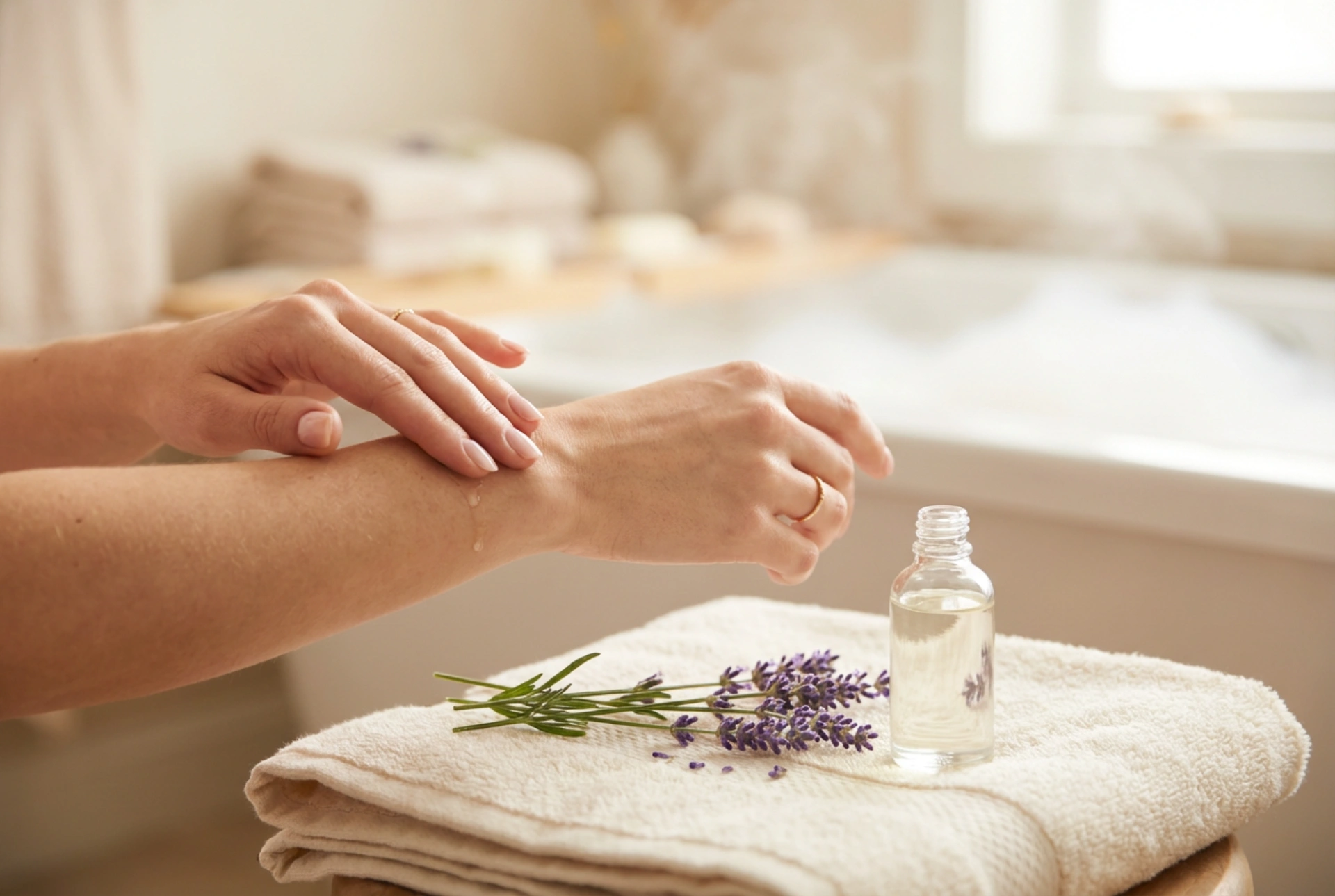 Lavendelolie: Anvendelse til afslappende bad og massage
