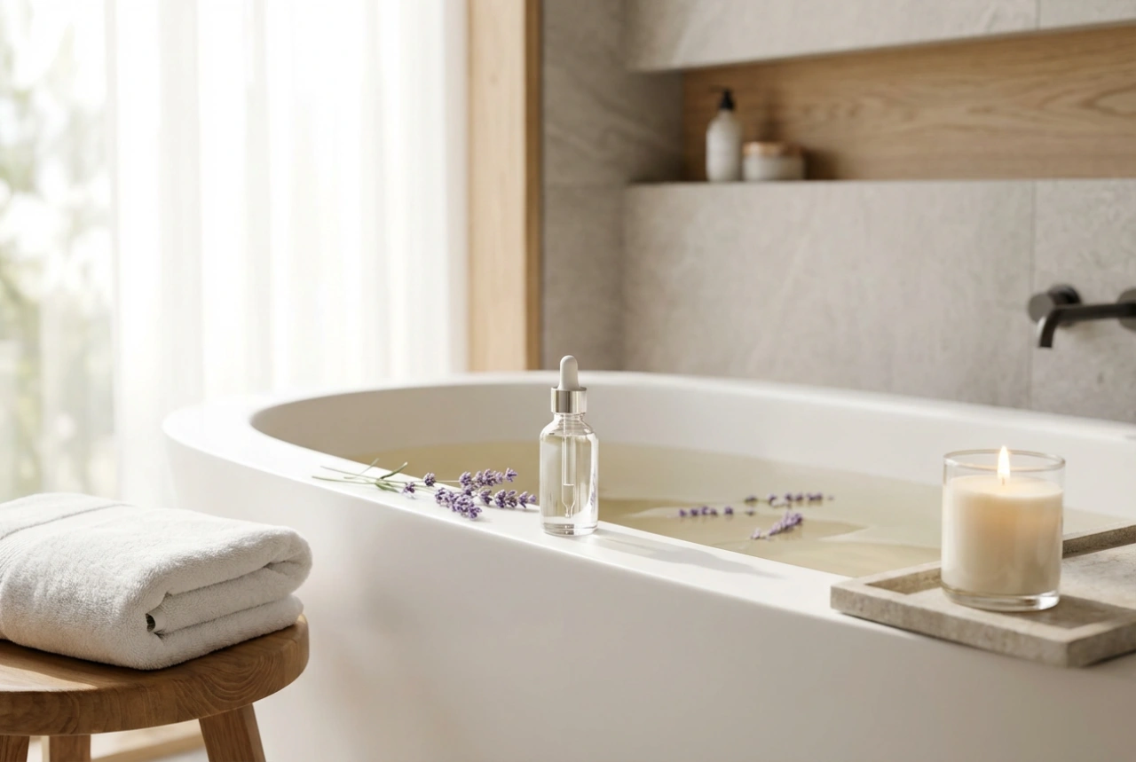 Æterisk lavendelolie i hjemmespaen: bad, afslapning og duft