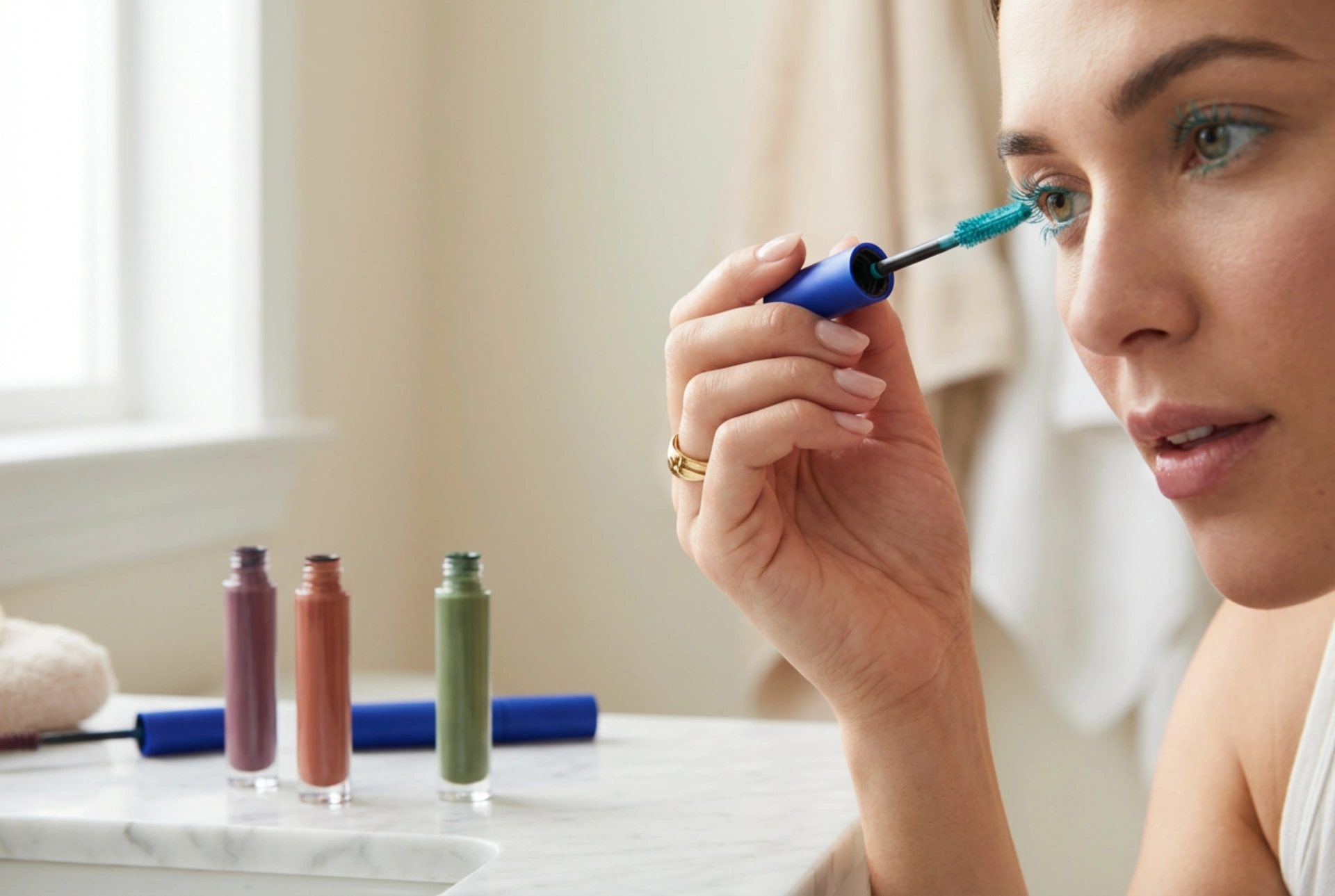 Farvet mascara til hverdag: Valg af nuancer og påføringsteknik