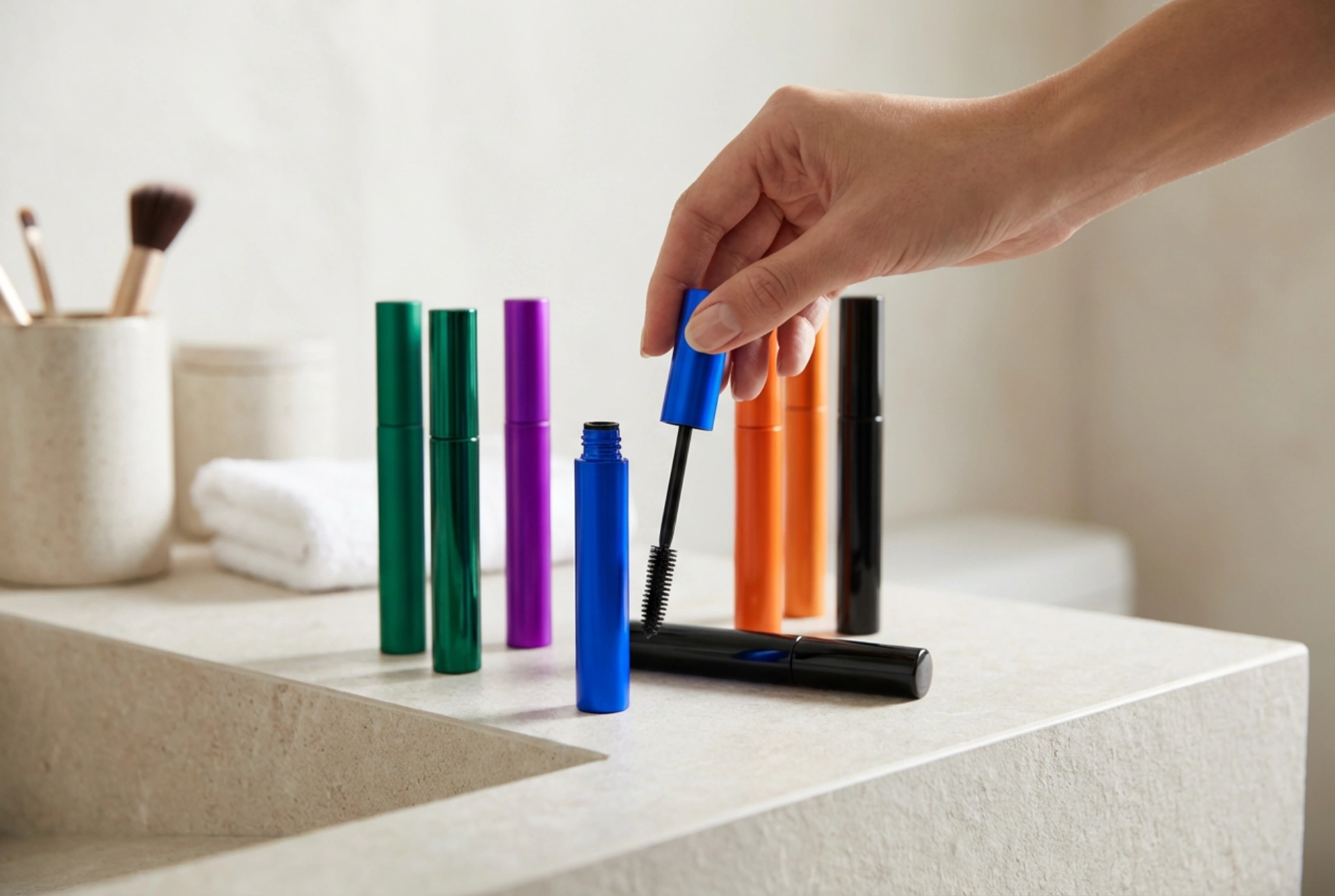 Farvede mascaraer til hverdag og fest: Valg af nuancer og påføring