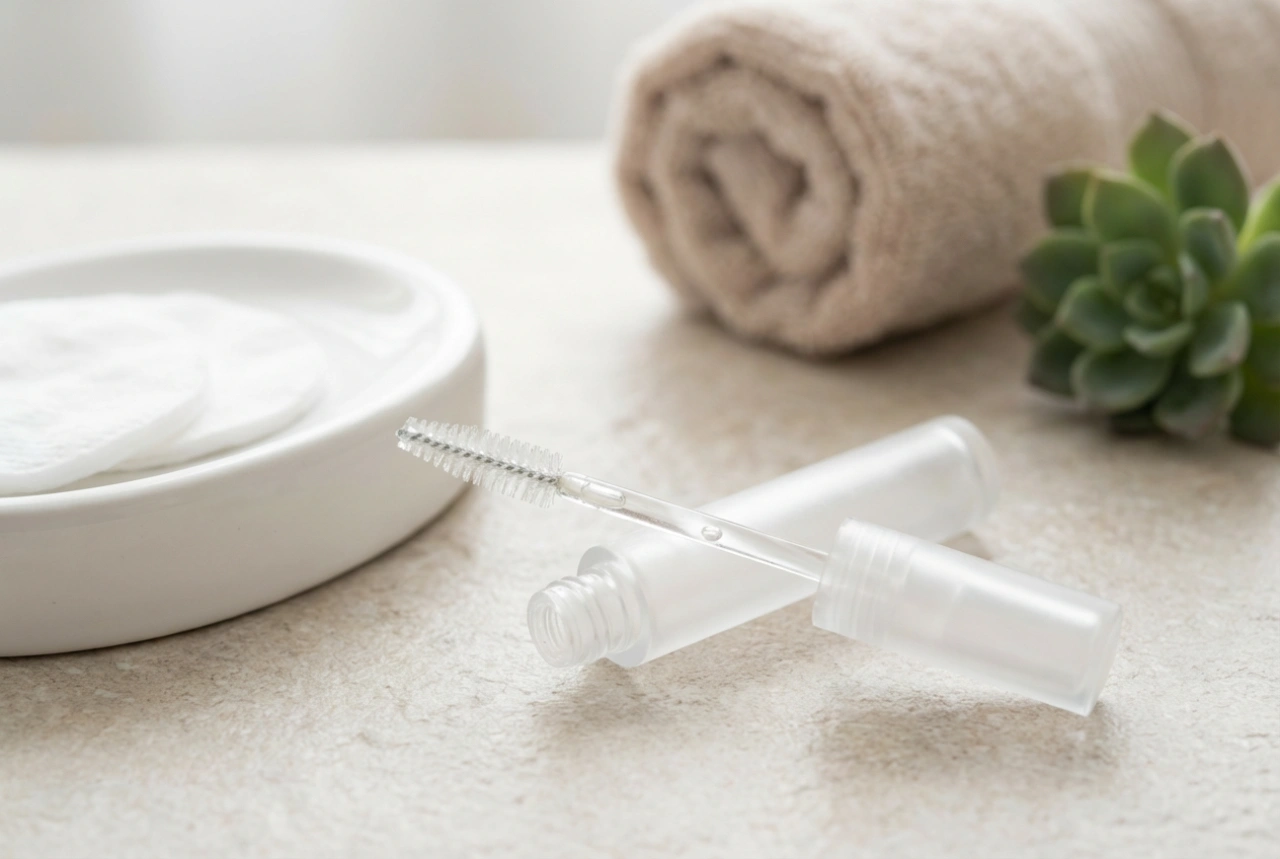Klar mascara: tæmning af vipper og bryn for et naturligt look