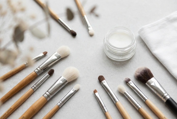 Øjenmakeupbørster: det essentielle sæt, anvendelse og pleje