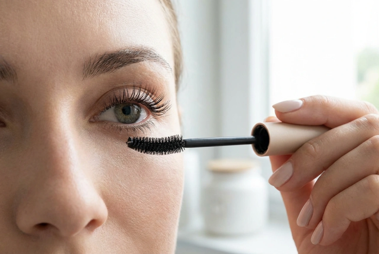 Naturlig mascara: subtil effekt, opbygning i lag og separation uden klumper