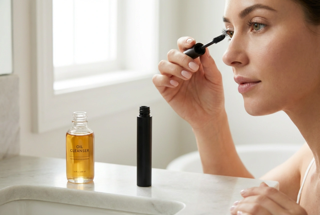 Vandtæt mascara: Klumpfri påføring og skånsom makeupfjerning med olie