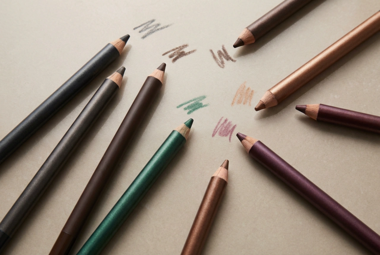 God øjenblyant: Sådan vælger du nuance, formel og holdbarhed