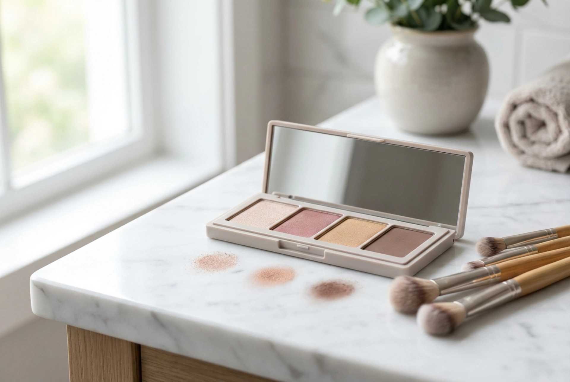 Farverig øjenskyggepalette: Sådan kombinerer du farver og skaber sammenhængende makeup-looks