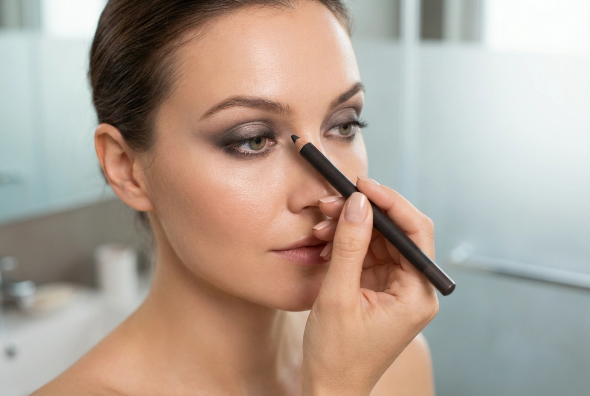 Tyk øjenblyant: Hurtig smoky eye og blød skyggelægning