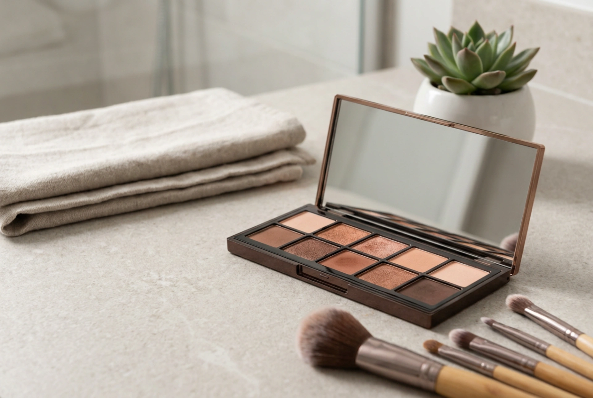 Makeup til blå øjne: farvepaletter og påføringstrin