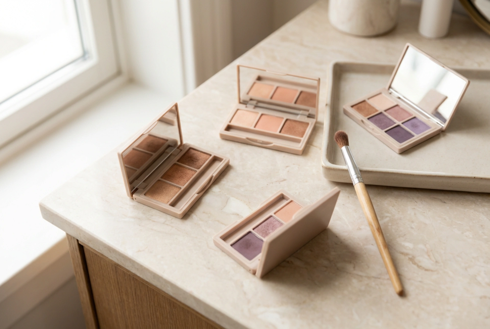 Øjenskygge til blå øjne: Hvilke nuancer fremhæver virkelig farven