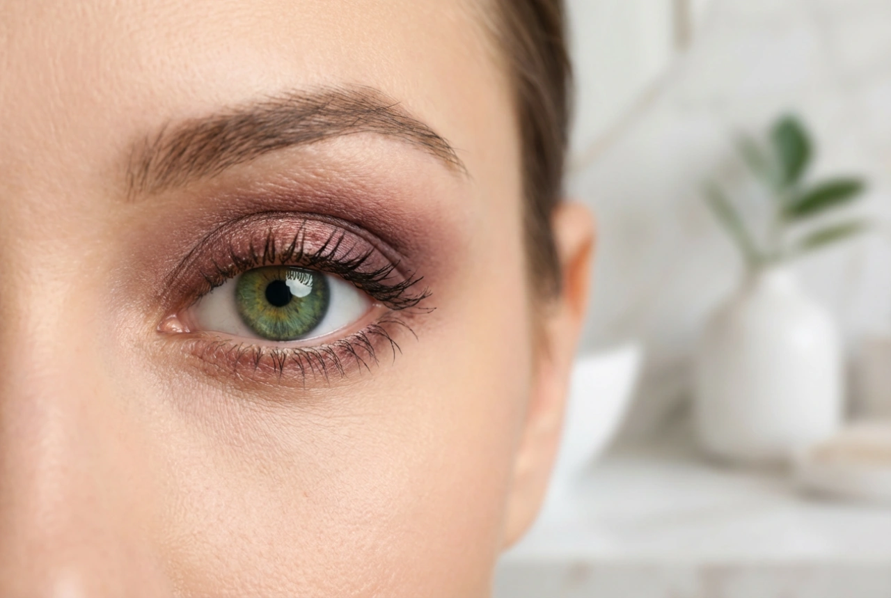 Makeup til grønne øjne: færdige skabeloner til dag og aften