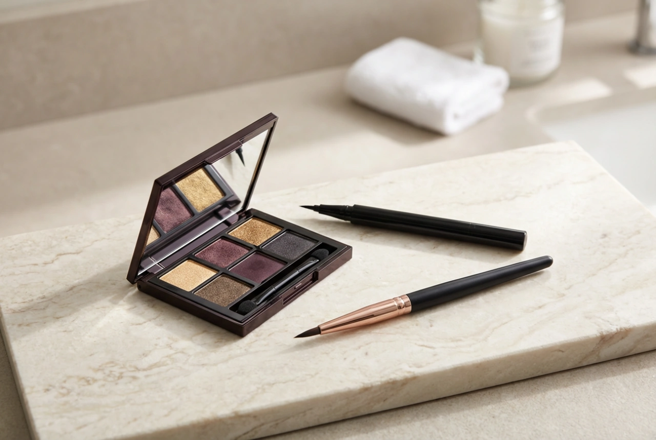 Aften øjenmakeup: Intensitet, glans og holdbarhed uden at drysse
