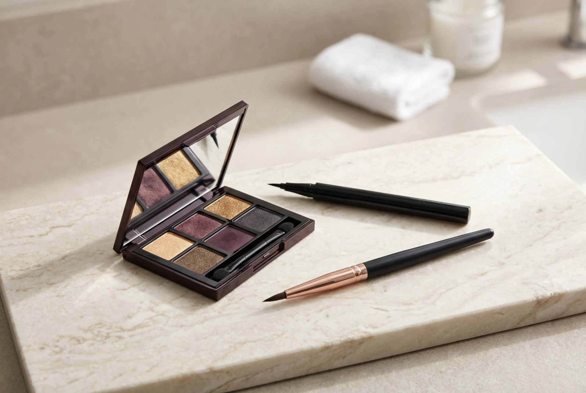 Aften øjenmakeup: Intensitet, glans og holdbarhed uden at drysse