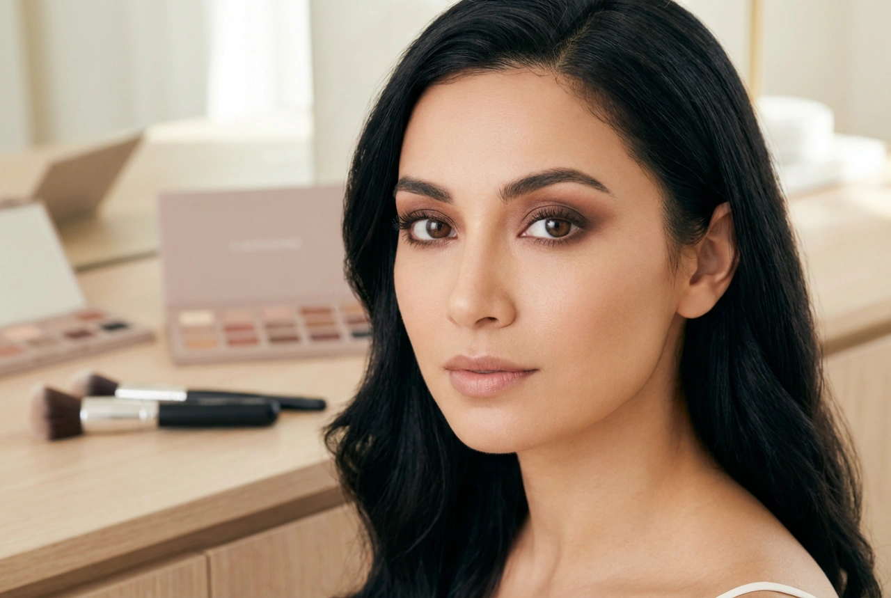 Makeup til brune øjne og mørkt hår: Harmoniske farvekombinationer