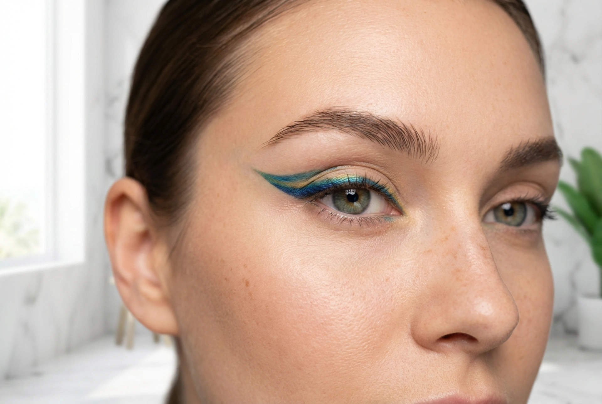 Farverig eyeliner: Kombination af farver, proportioner og holdbarhed