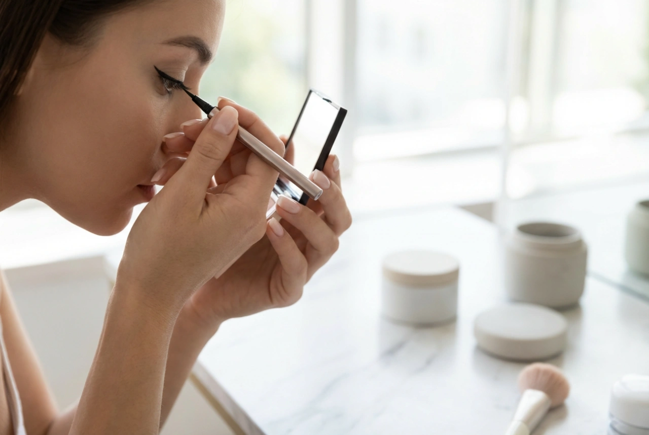 Eyeliner for begyndere: trin-for-trin guide og almindelige fejl