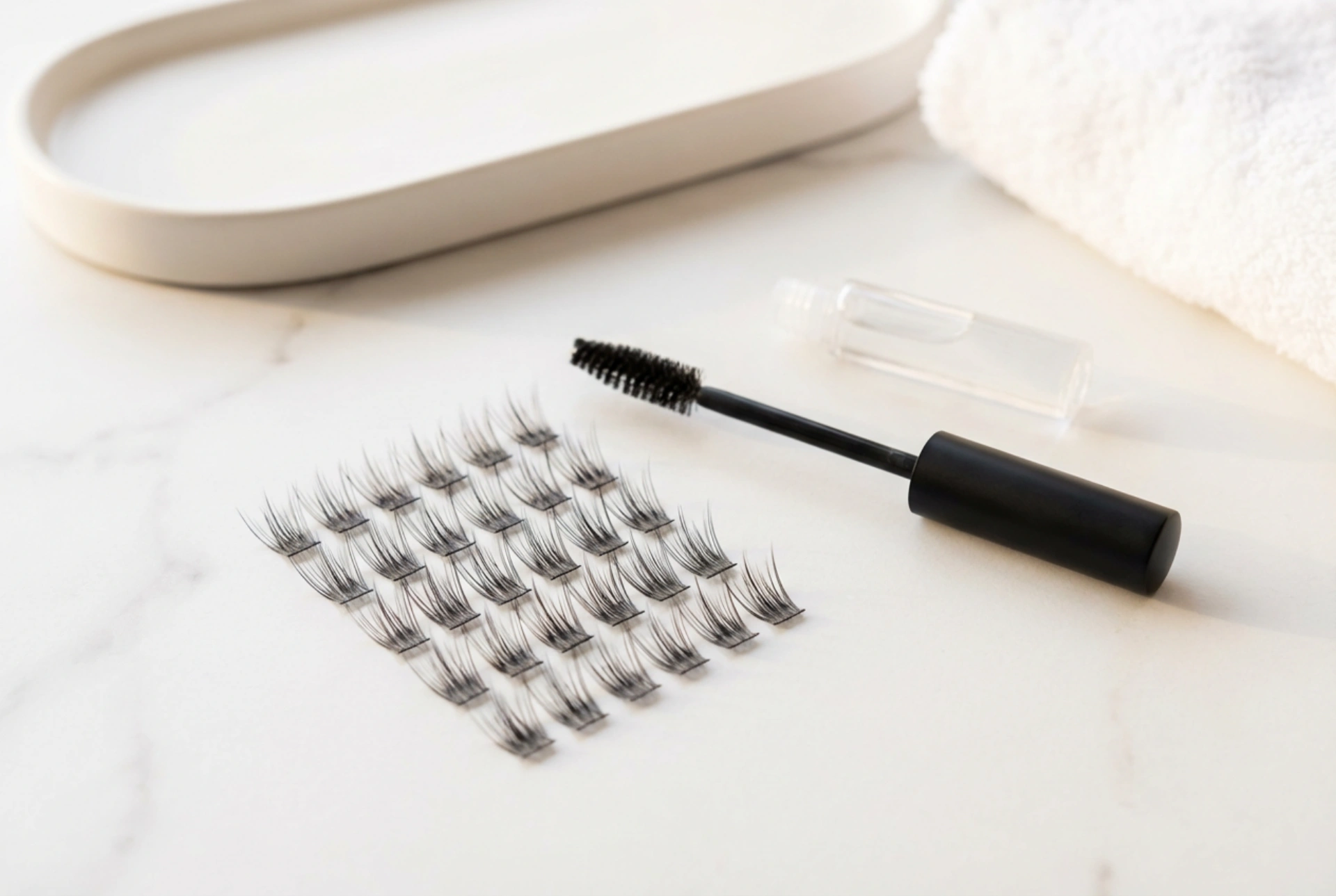 Øjenvippebuketter trin for trin: valg, påføring og kombination med mascara