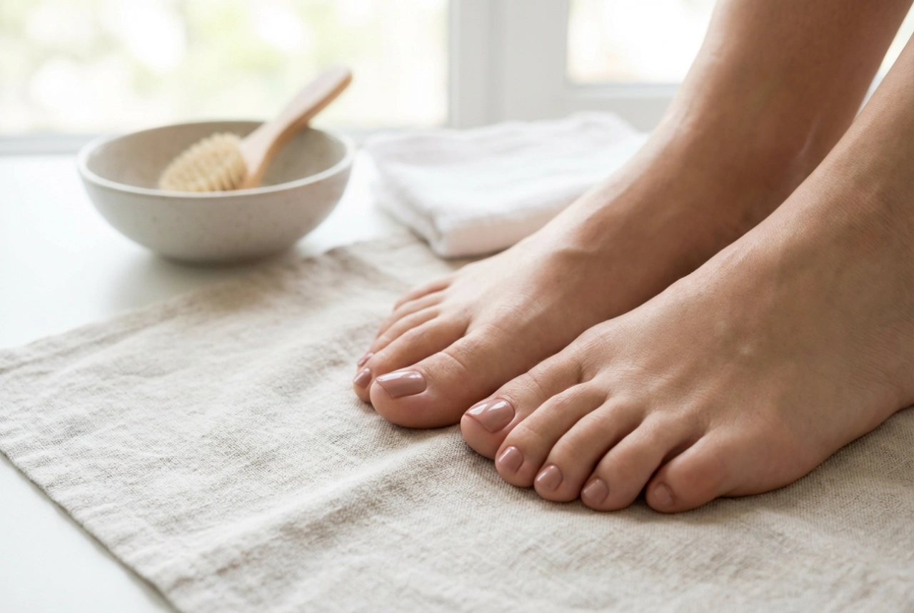 Hybrid pedicure i praksis: Sådan lakerer du jævnt og uden striber