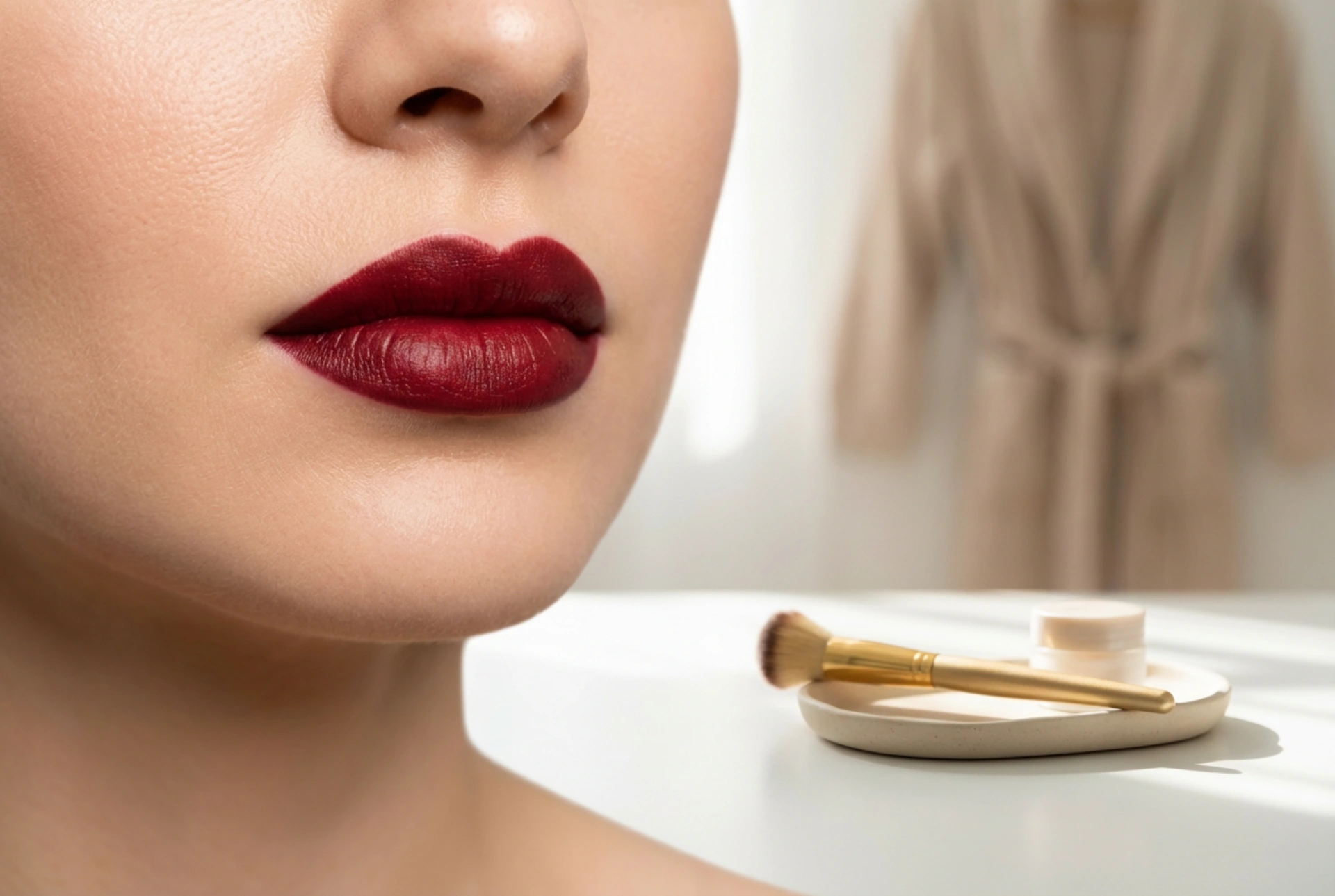 Mørkerød læbestift: Gør dit makeup-look unikt med præcis lipliner