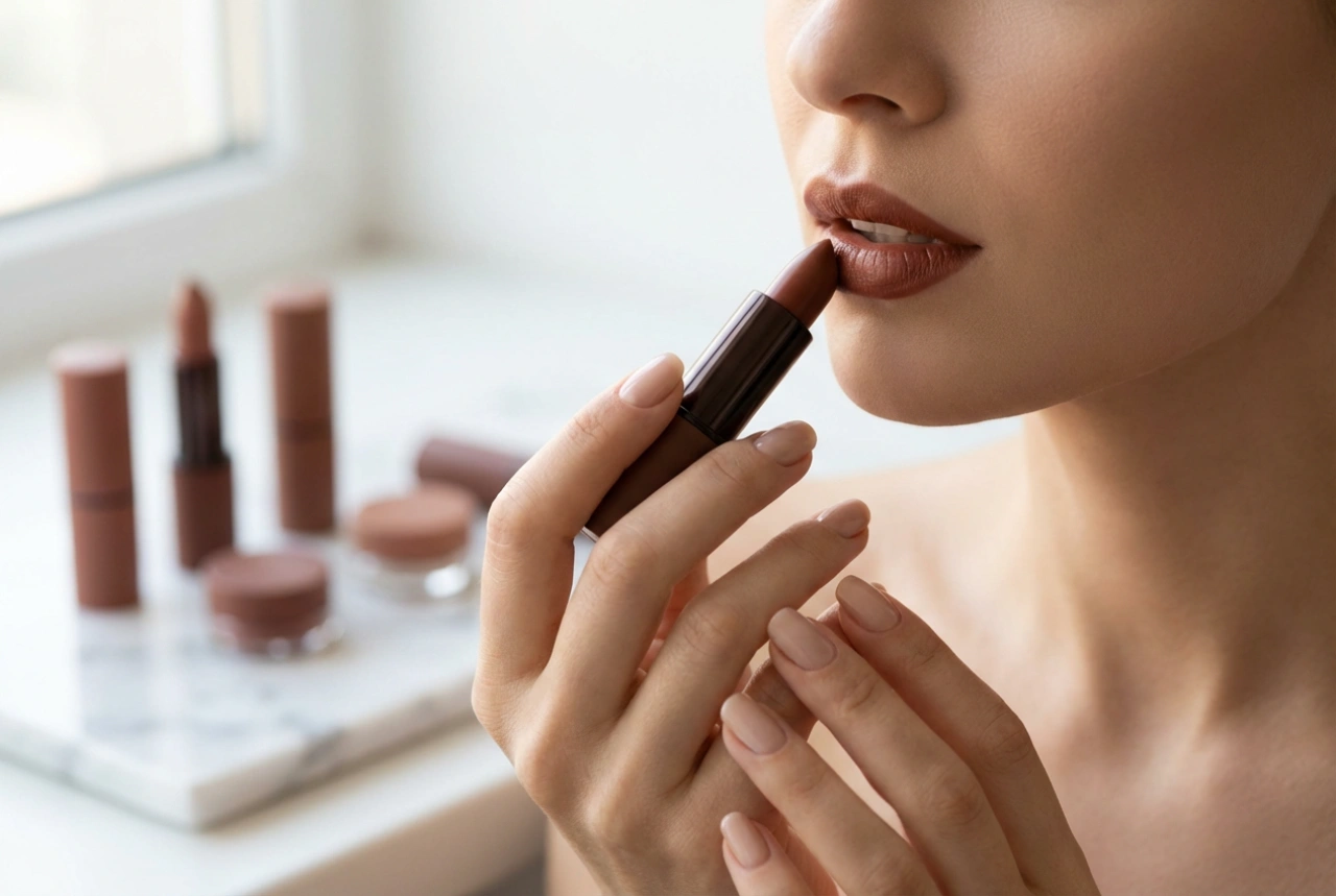 Brun læbestift: Sådan vælger du den rigtige nuance til din hudtone og laver en præcis makeup