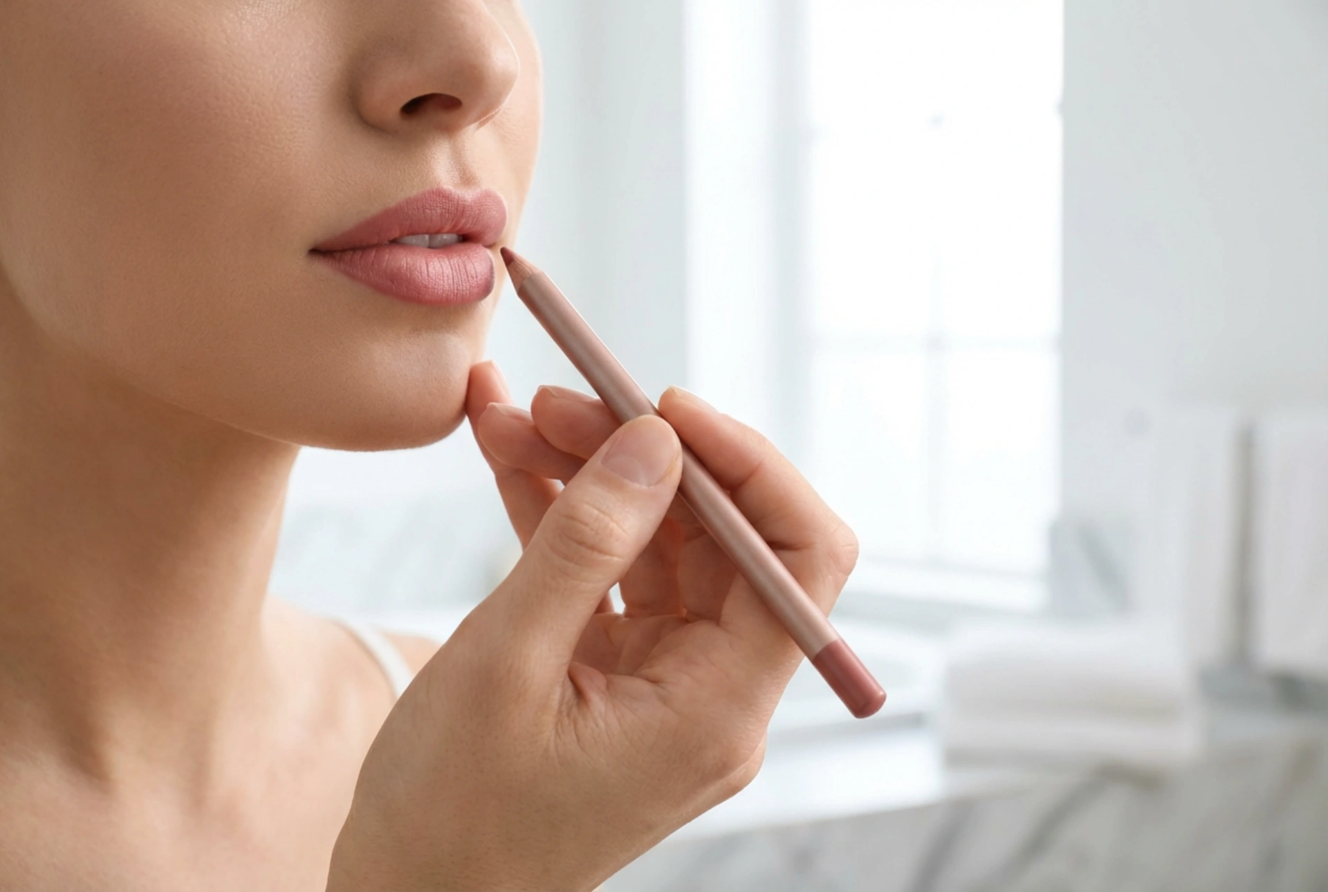 Holdbar lipliner til hele dagen: teknik og pleje af læbeområdet