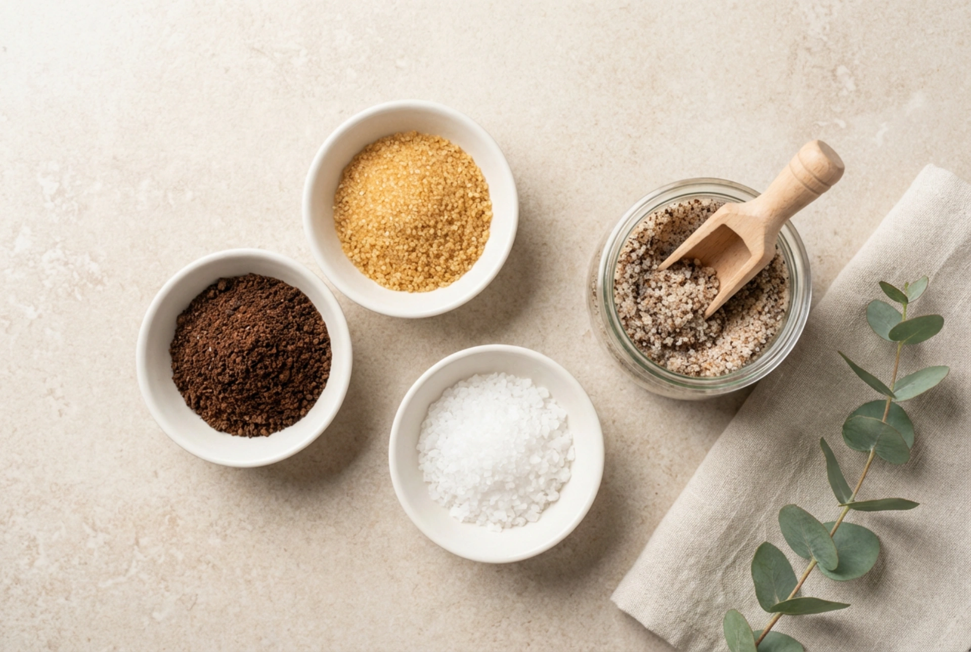 Hjemmelavet kropspeeling: Opskrifter med ingredienser fra køkkenet