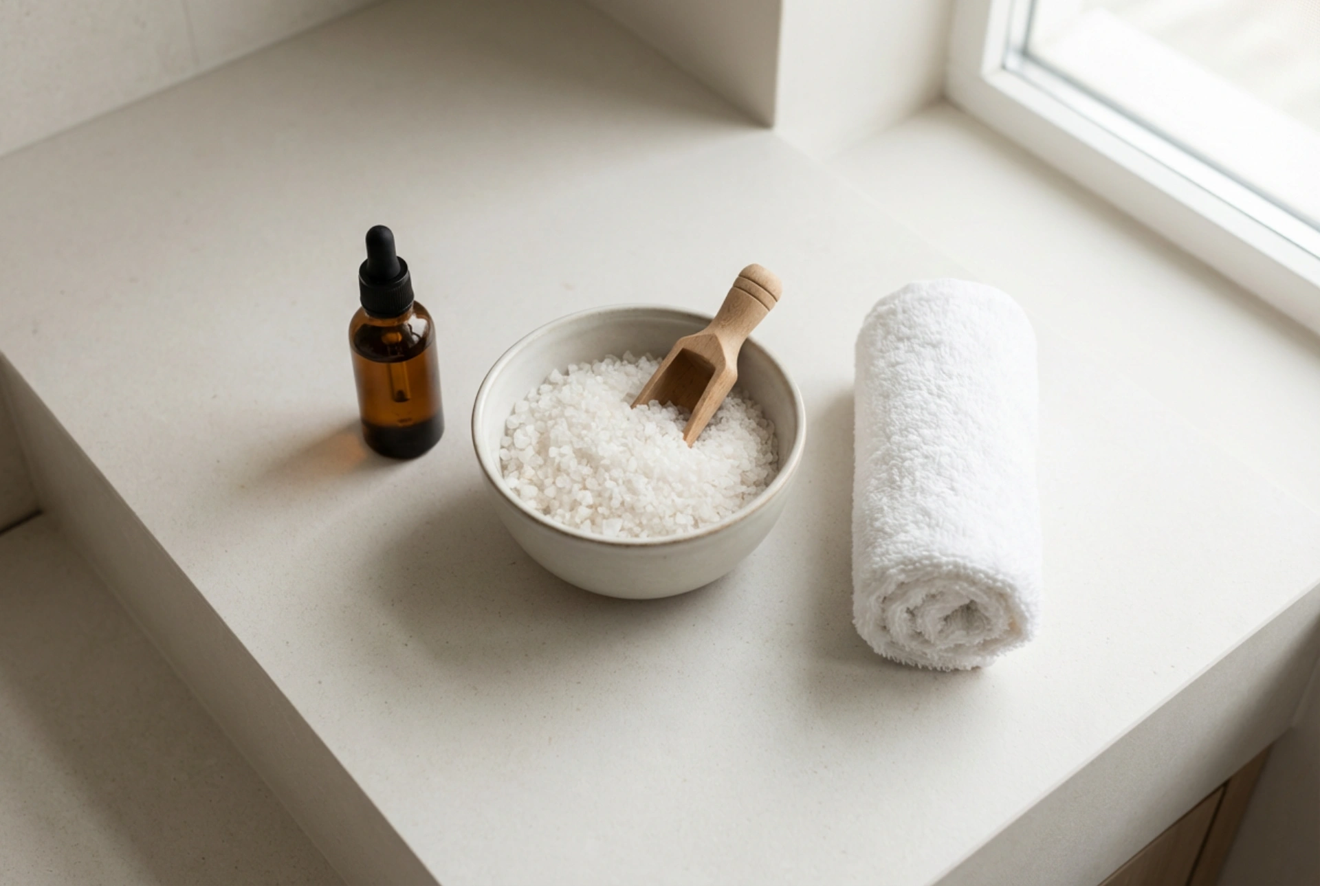 Saltbad derhjemme: proportioner, trin-for-trin guide og pleje efter badet