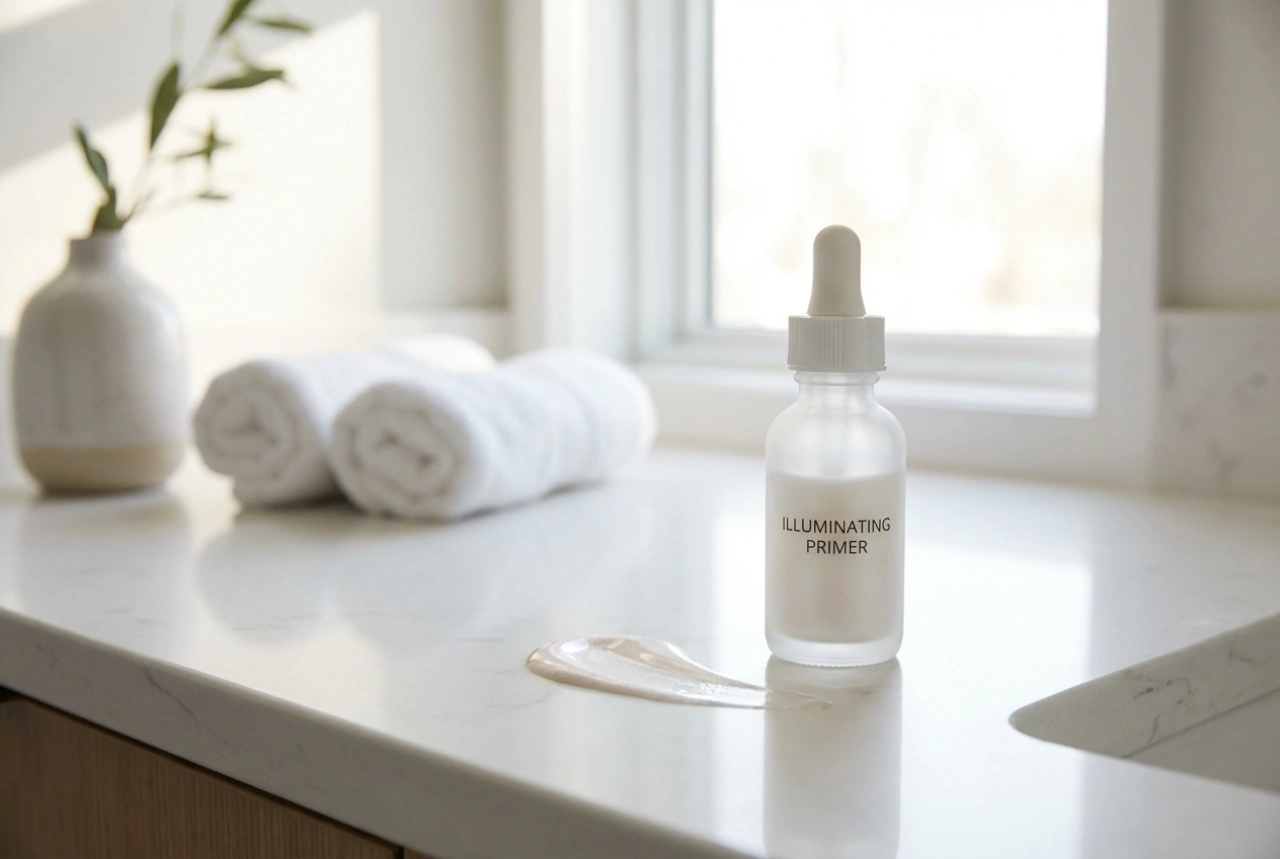 Illuminerende primer: Sådan undgår du striber og vælger den rette perlenuance