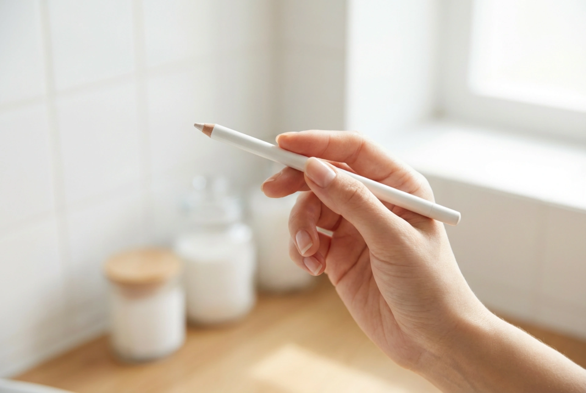 Hvid eyeliner: Sådan lysner du dit blik og bruger den på den våde kant