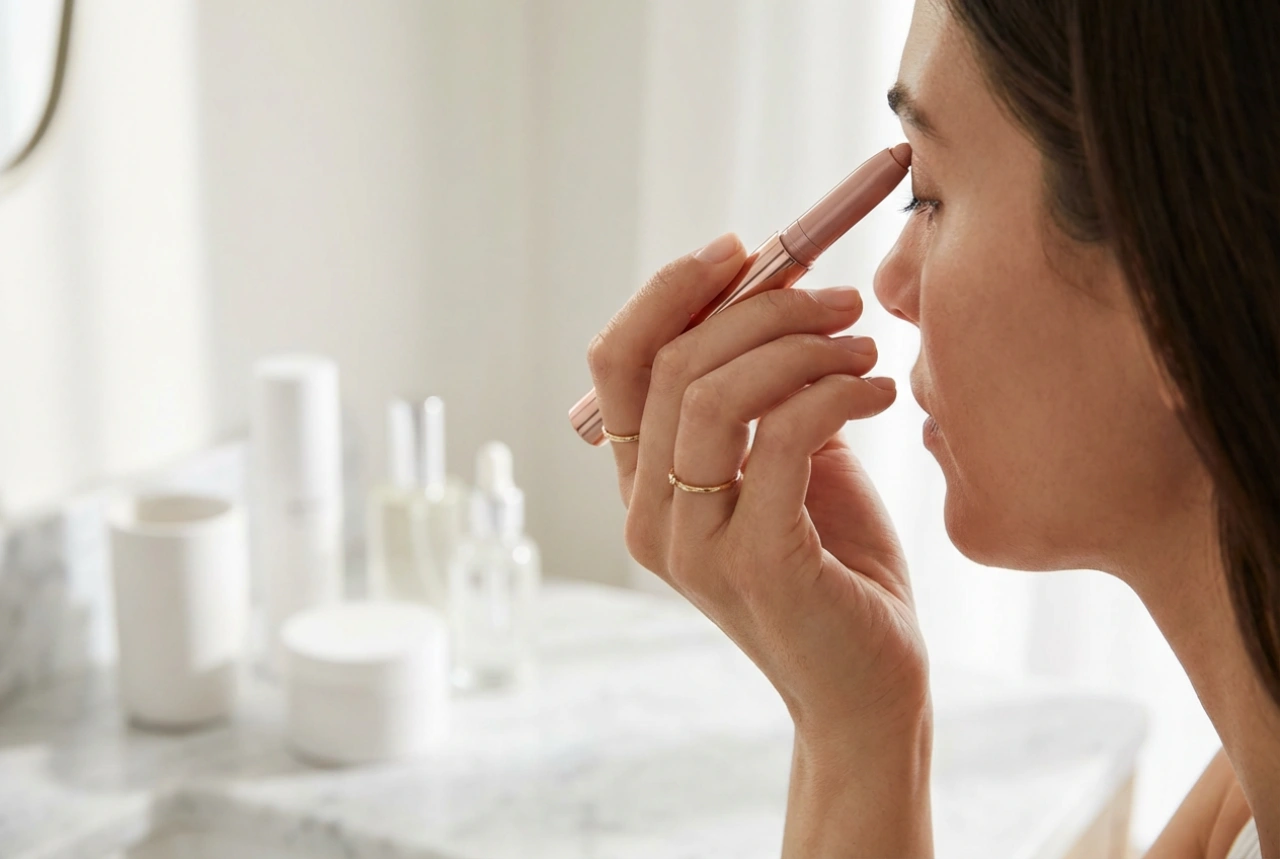 Øjenskygge i stift: Hurtig øjenmakeup, blending og lang holdbarhed