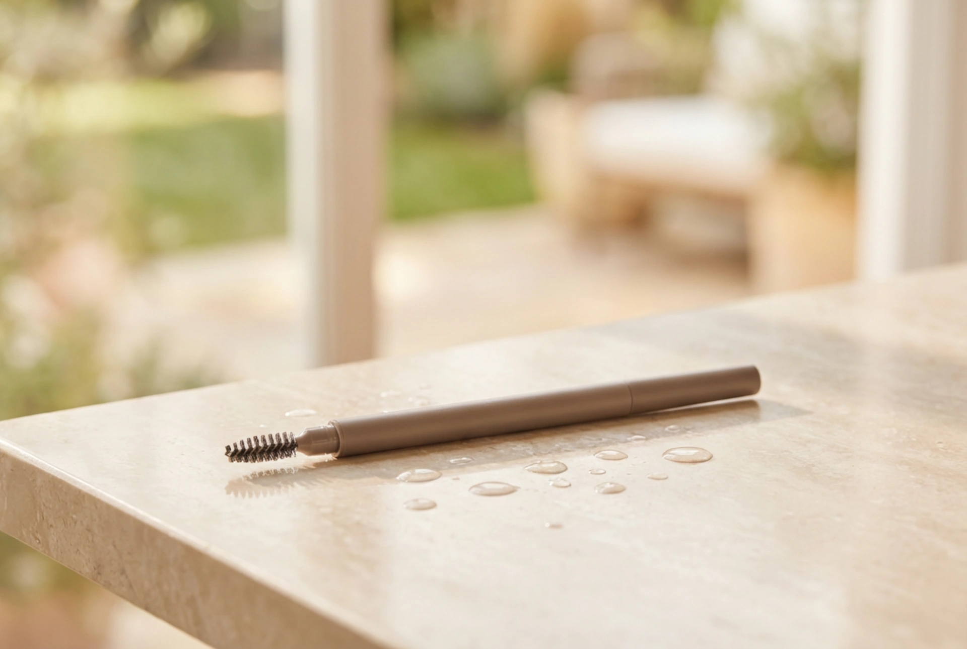 Vandfast øjenbrynsblyant: holdbar makeup selv i varmen