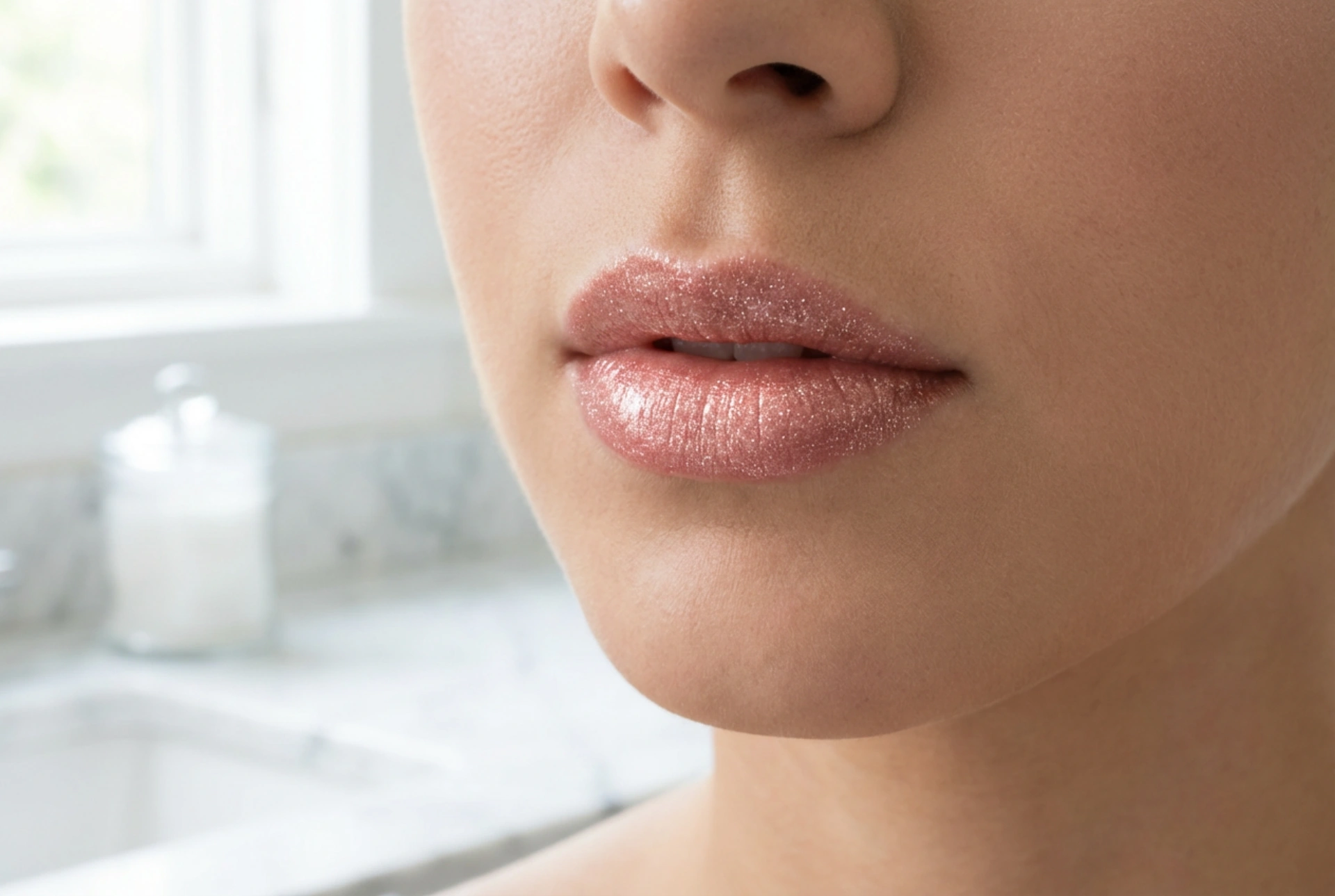Lipgloss med glimmer: Sådan bærer du den med elegance