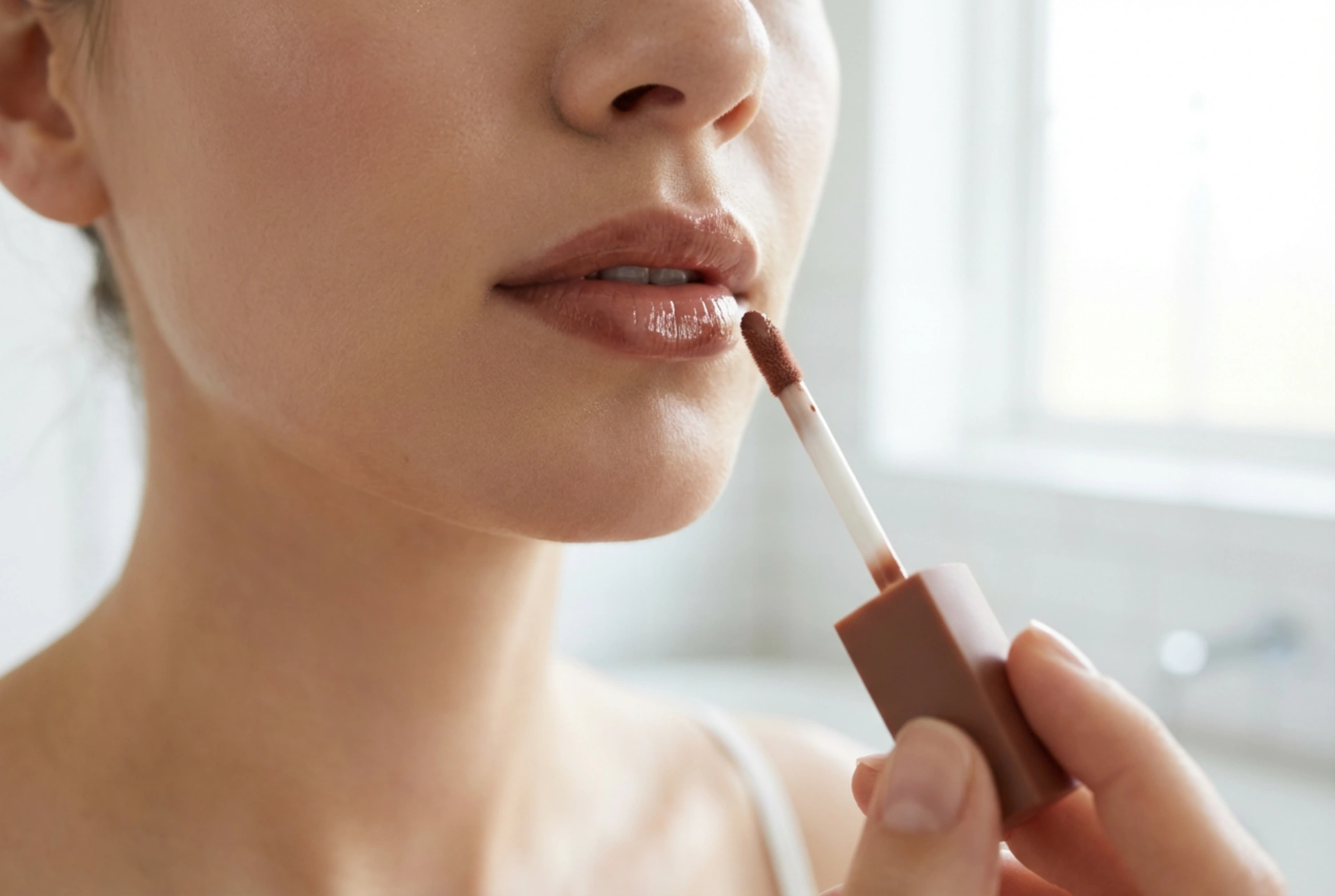 Brun lipgloss: valg af nuance og tricks til at undgå at overvælde din makeup